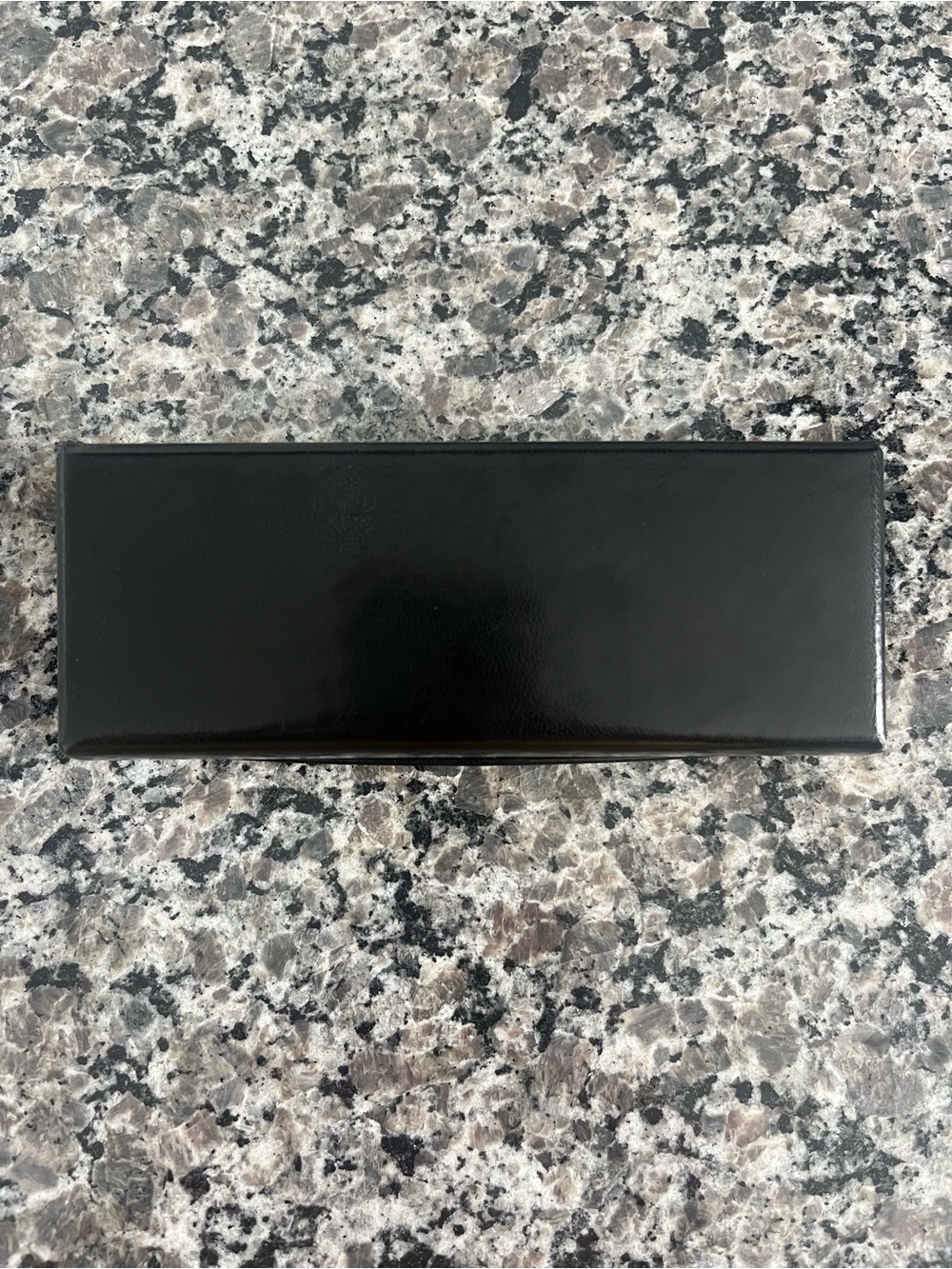 Persol Black Eyeglass Case with Embossed Logo - New - Picture 2 of 7